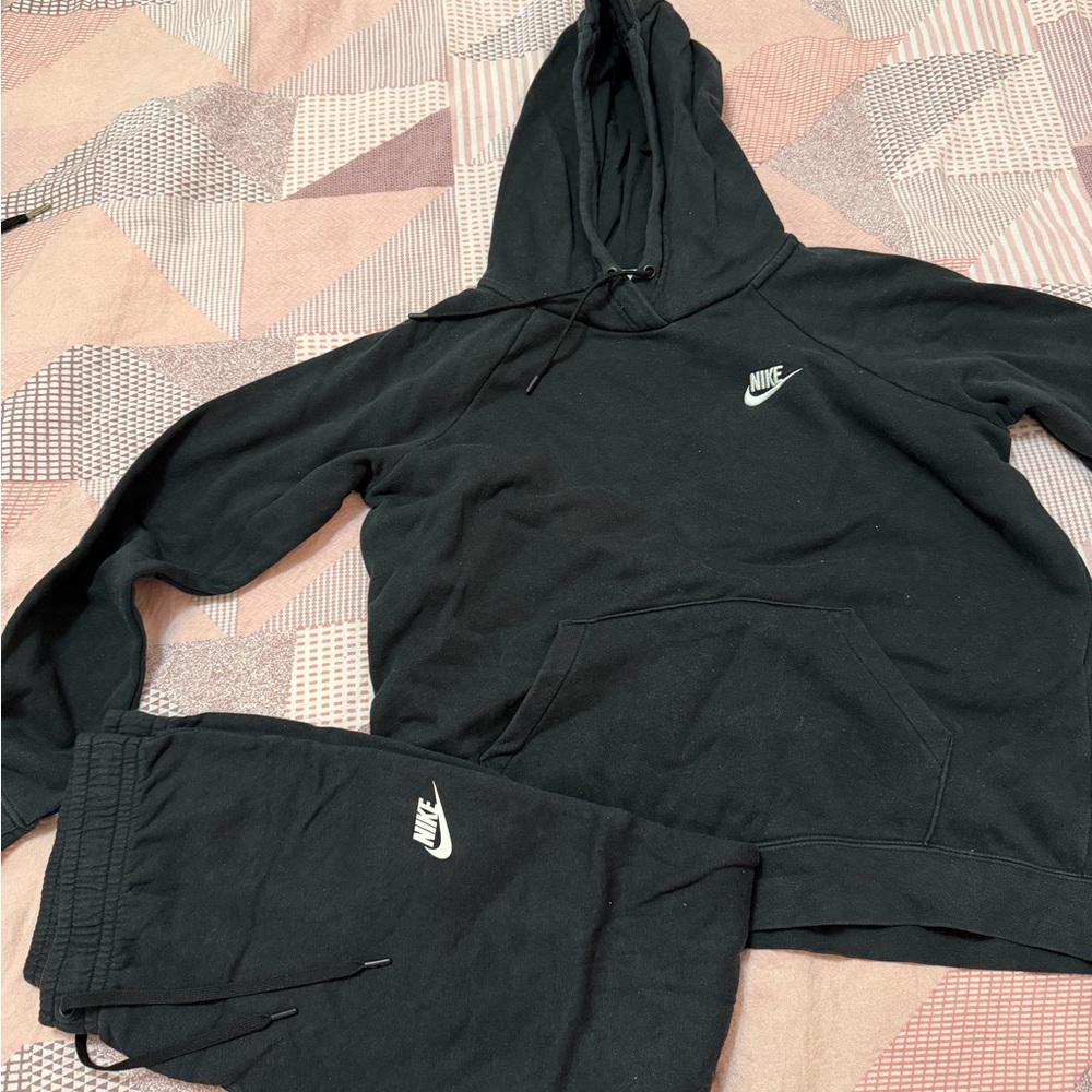 Nike Black Tracksuit Set